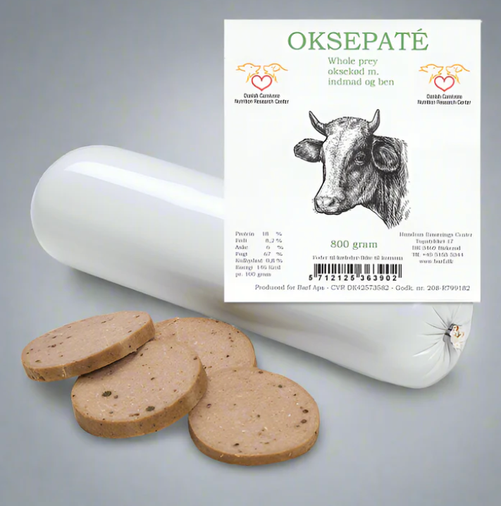 Nautapaté m/ innmat og beinum - 800gr