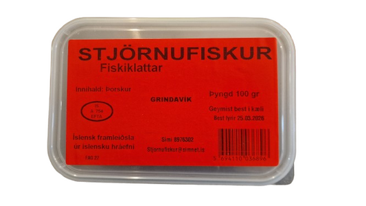 Stjörnufiskur fiskiklattar 100gr