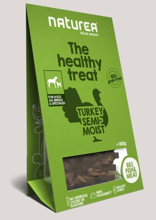 Naturea Hundanammi - Kalkúnn Semi-Moist 100g